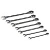 RS PRO 7-Piece Ratchet Spanner Set, Chrome Vanadium Steel, Metric Sizes 8 To 18 mm 480-6751
