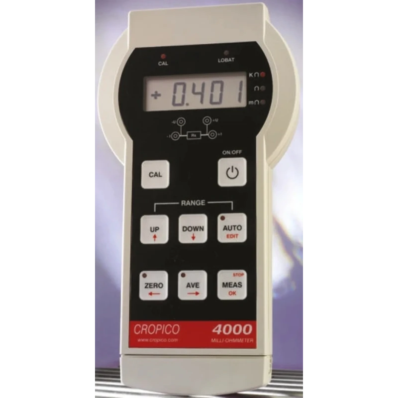 Cropico Handheld Ohmmeter 10 μΩ Resistance Resolution, 4 Wire Measurement DO4000