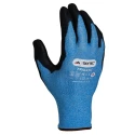 Skytec Trigata Blue Polyurethane Work Gloves Size 9 Double Gloves Pair Cut Resistant CE Certified SKY90