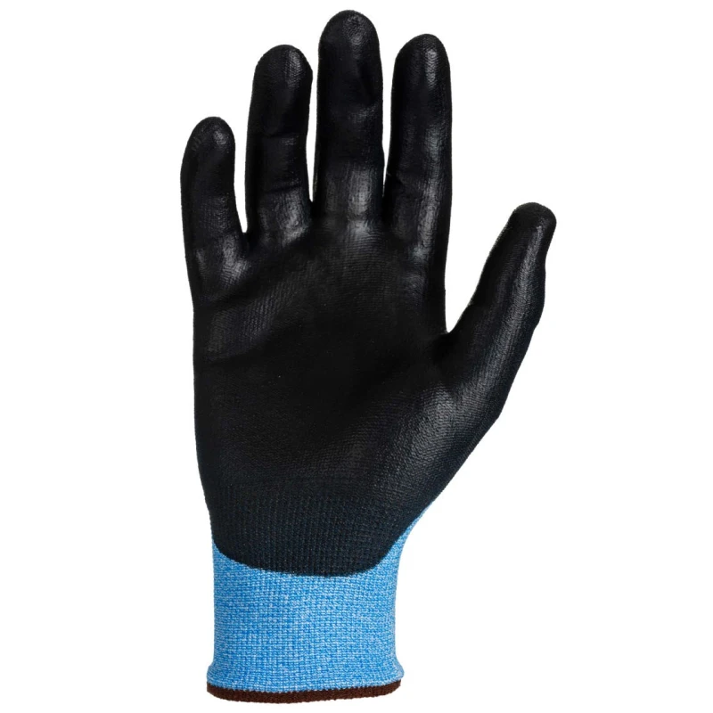 Skytec Trigata Blue Polyurethane Work Gloves Size 9 Double Gloves Pair Cut Resistant CE Certified SKY90