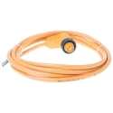 Pepperl + Fuchs Sensor Actuator Cable Female 5-Way 7/8 In Circular Right Angle PVC Jacket 2m V95-W-2M-PVC