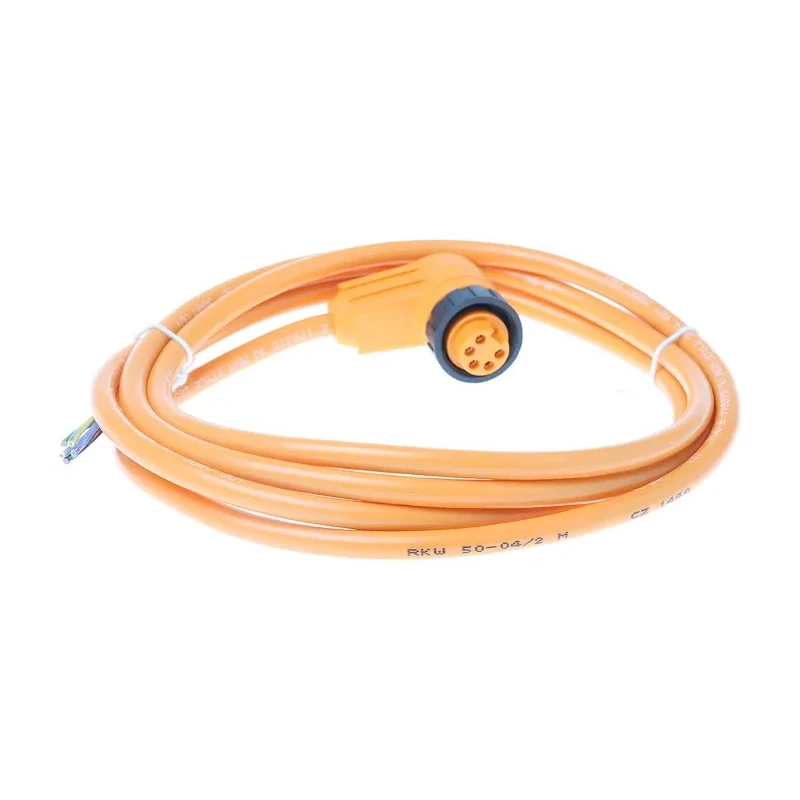 Pepperl + Fuchs Sensor Actuator Cable Female 5-Way 7/8 In Circular Right Angle PVC Jacket 2m V95-W-2M-PVC