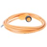 Pepperl + Fuchs Sensor Actuator Cable Female 5-Way 7/8 In Circular Right Angle PVC Jacket 2m V95-W-2M-PVC