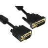 RS PRO Male DVI-A to Male SVGA Cable 5 m Black Polyvinyl Chloride Jacket 182-8561