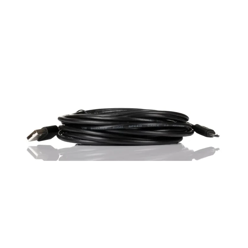 RS PRO IC Socket USB Cable Male USB Type A to Male Micro USB Type B USB 2.0 5 m 182-8498
