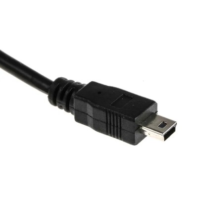 RS PRO IC Socket USB Cable Male USB Type A to Male Mini USB Type B USB 2.0 Black 3m 182-8493