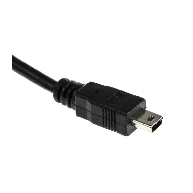 RS PRO IC Socket USB Cable Male USB Type A to Male Mini USB Type B USB 2.0 Black 3m 182-8493