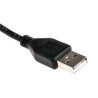 RS PRO IC Socket USB Cable Male USB Type A to Male USB Type A USB 2.0 Black 1.8m 182-8546
