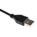 RS PRO IC Socket USB Cable Male USB Type A to Male USB Type A USB 2.0 Black 1.8m 182-8546