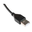 RS PRO IC Socket USB Cable Female USB Type A to Female USB Type A USB 2.0 Black 250mm 182-8486