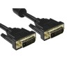 RS PRO Male DVI-D Dual Link to Male DVI-D Cable 1m Black Sheath Polyvinyl Chloride 182-8564