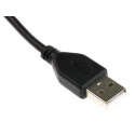 RS PRO IC Socket USB Cable Male USB Type A to Male USB 2.0 Mini USB Type B Mountable Black 1m 182-8491