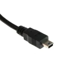 RS PRO IC Socket USB Cable Male USB Type A to Male USB 2.0 Mini USB Type B Mountable Black 1m 182-8491