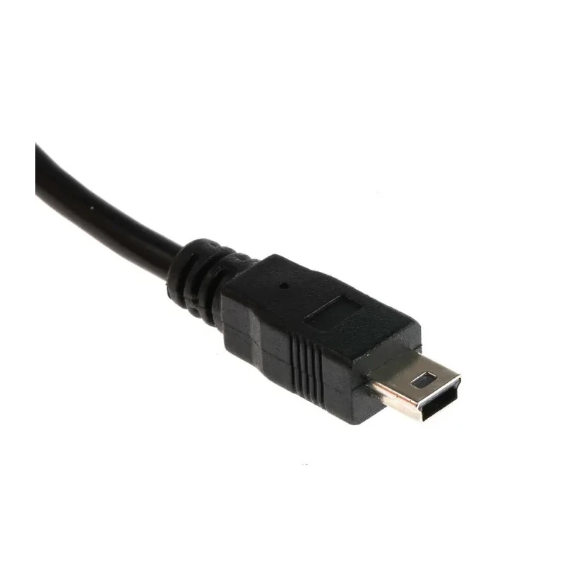 RS PRO IC Socket USB Cable Male USB Type A to Male USB 2.0 Mini USB Type B Mountable Black 1m 182-8491