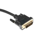 RS PRO 10 m 1920x1200 HDMI to DVI-D Dual Link Cable Male to Male Black 182-8572
