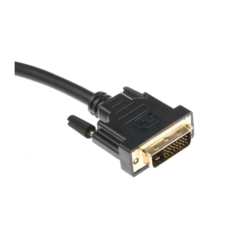 RS PRO 10 m 1920x1200 HDMI to DVI-D Dual Link Cable Male to Male Black 182-8572
