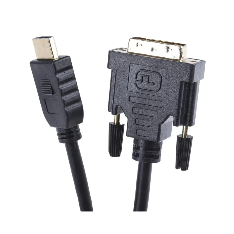 RS PRO 3 m 1920x1200 HDMI Cable Male DVI-D Dual Link to Male DVI Black 182-8569