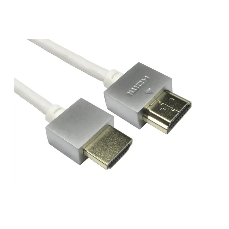 RS PRO 4K HDMI Cable 500 mm Male HDMI to Male HDMI White 182-8769