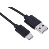 RS PRO USB Cable Male USB Type C to Male USB 2.0 Type A Black 1 m 182-8848