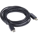 RS PRO Male DisplayPort to Male HDMI Polyvinyl Chloride DisplayPort Cable 5 m 182-8791