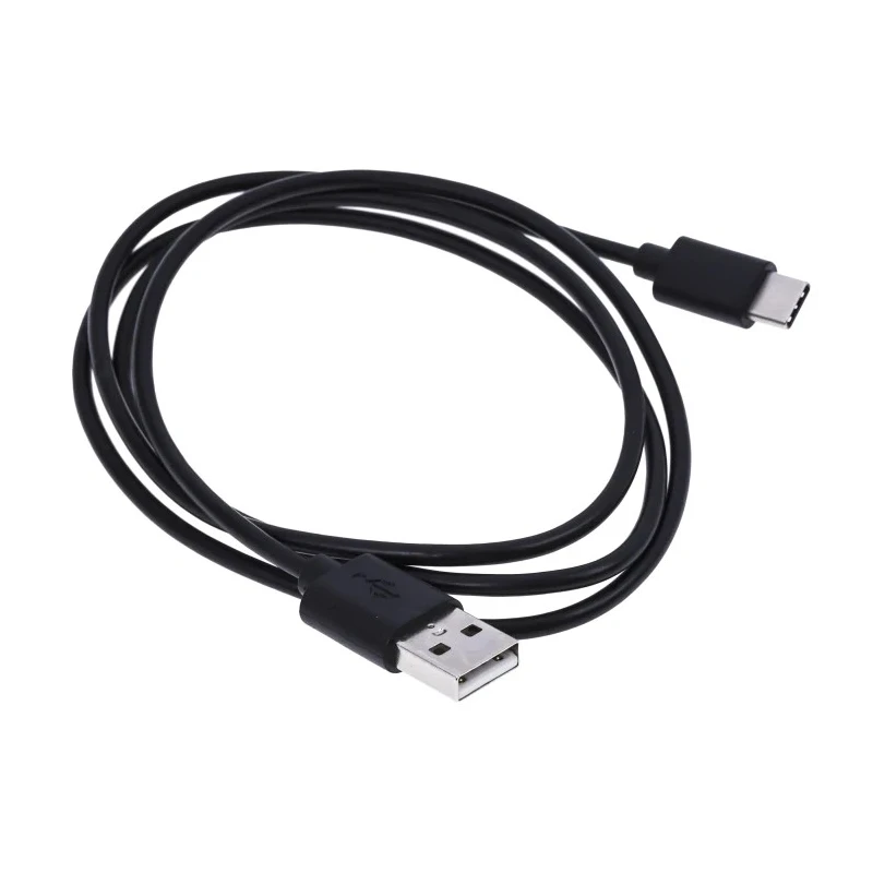 RS PRO USB Cable Male USB Type C to Male USB 2.0 Type A Black 1 m 182-8848