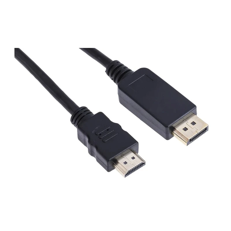 RS PRO Male DisplayPort to Male HDMI Polyvinyl Chloride DisplayPort Cable 5 m 182-8791