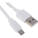 RS PRO IC Socket USB Cable Male USB Type A to Male Micro USB Type B White 1m 182-8871