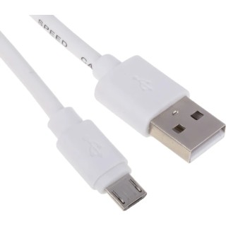 RS PRO IC Socket USB Cable Male USB Type A to Male Micro USB Type B White 1m 182-8871