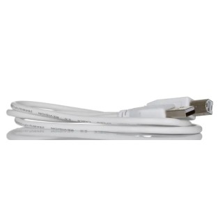 RS PRO IC Socket USB Cable Male USB Type A to Male USB Type B USB 2.0 White 800mm 182-8864