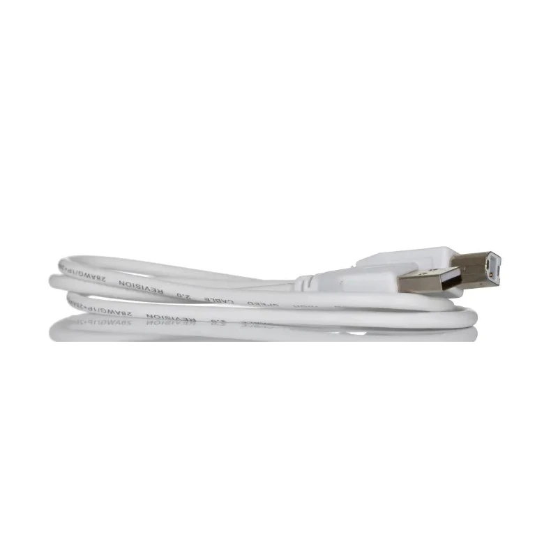 RS PRO IC Socket USB Cable Male USB Type A to Male USB Type B USB 2.0 White 800mm 182-8864