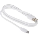 RS PRO IC Socket USB Cable Male USB Type A to Male Micro USB Type B White 1m 182-8871