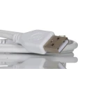 RS PRO IC Socket USB Cable Male USB Type A to Male USB Type B USB 2.0 White 800mm 182-8864