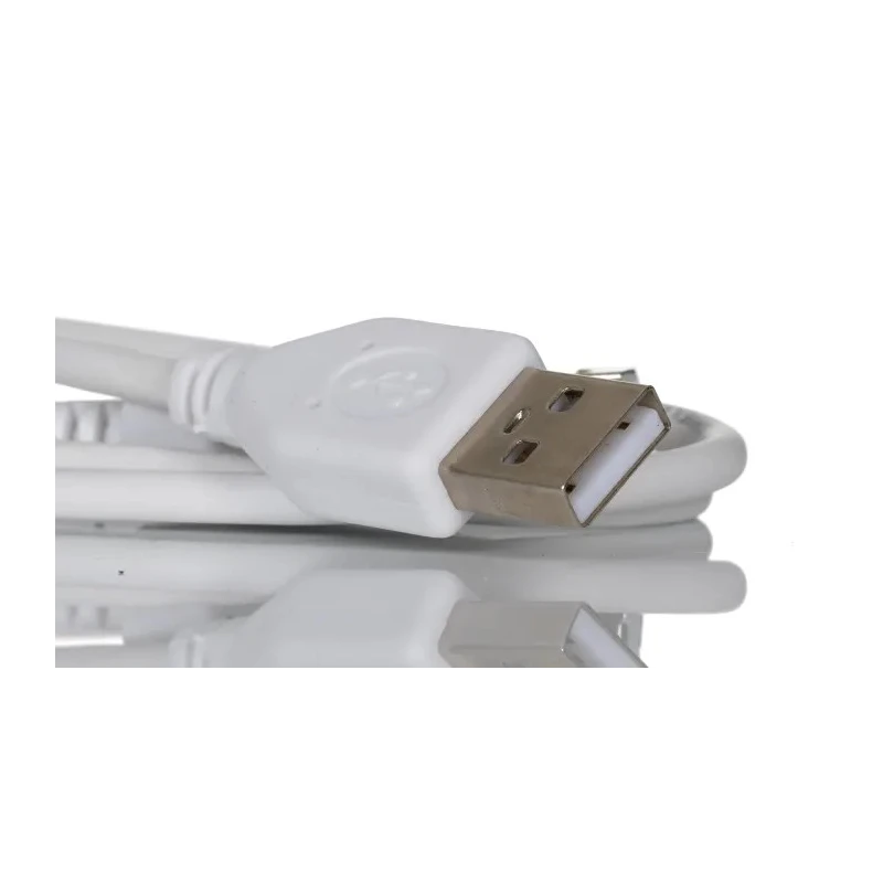 RS PRO IC Socket USB Cable Male USB Type A to Male USB Type B USB 2.0 White 800mm 182-8864