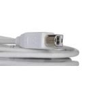 RS PRO IC Socket USB Cable Male USB Type A to Male USB Type B USB 2.0 White 800mm 182-8864