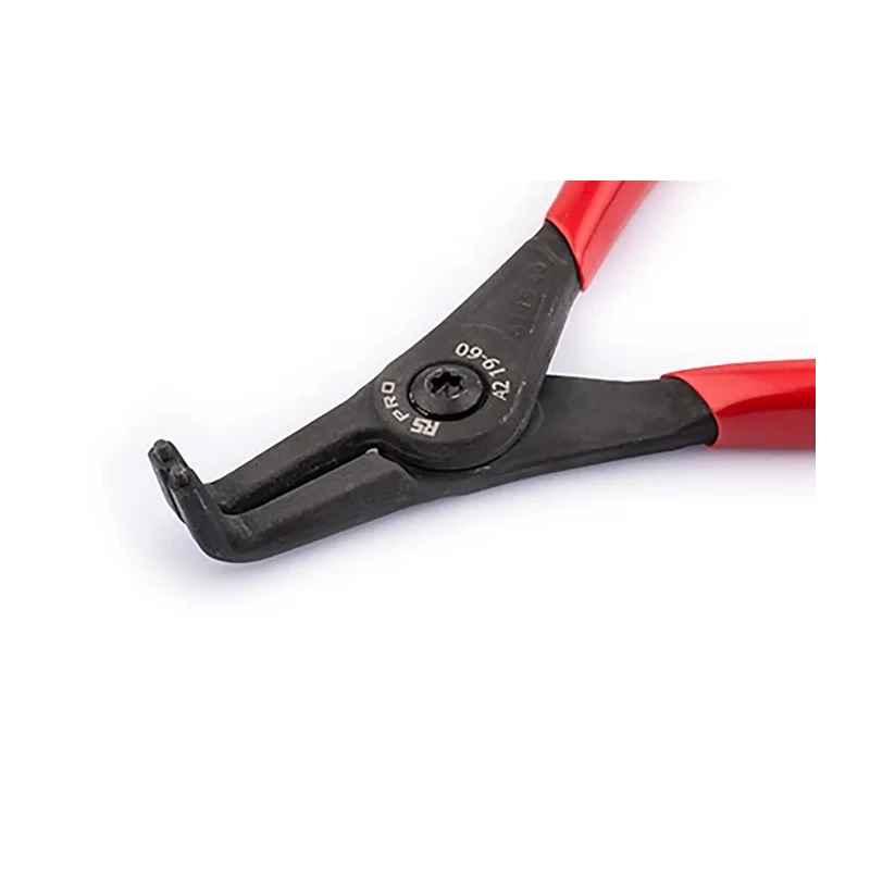 RS PRO Circlip Plier, 180mm Overall Length, Bent Jaw, Internal Jaw Style, Chrome Vanadium Steel Construction 182-9978