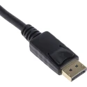 RND Male DisplayPort to Male DisplayPort Cable, Polyvinyl Chloride Jacket, 10 m Length, 3.3V Voltage 182-8890