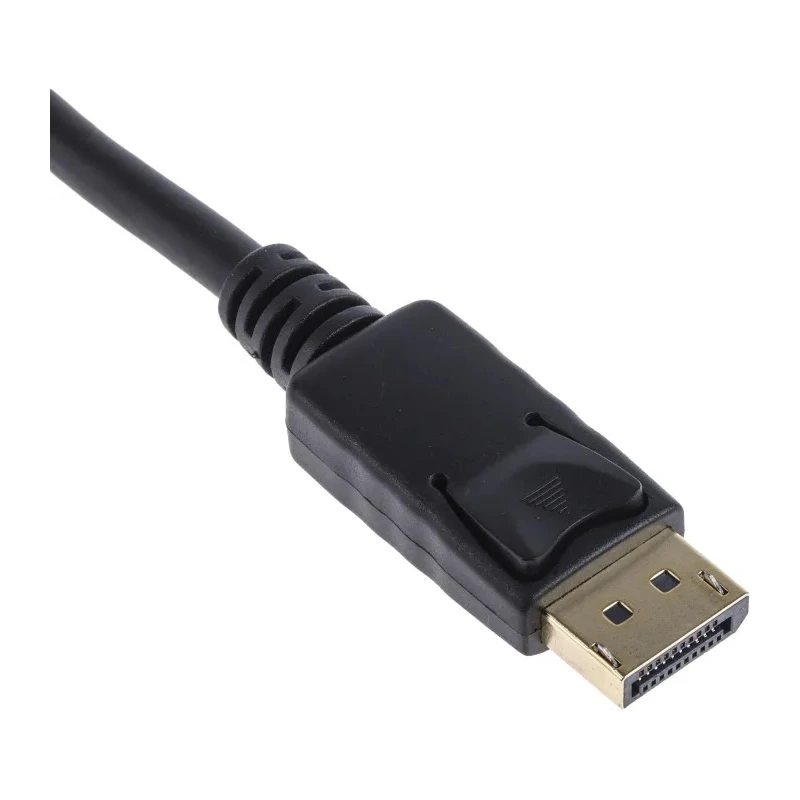RND Male DisplayPort to Male DisplayPort Cable, Polyvinyl Chloride Jacket, 10 m Length, 3.3V Voltage 182-8890