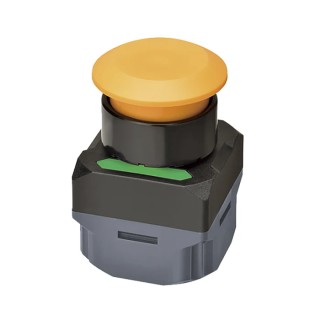 Omron A2W Series Illuminated Push Button Complete Unit Momentary Operation 24 mm Cutout Mushroom Actuator A2W-TB-WC1 EU1YB