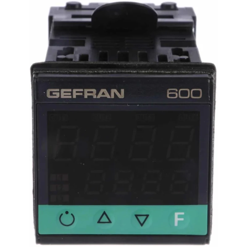 Gefran 600 Panel PID Temperature Controller 2 Input, 3 Output Relay 240V AC On-Off F000053/ 600-R-R-R-0-1