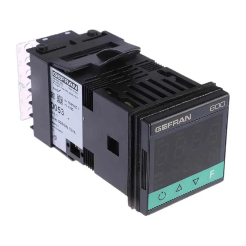 Gefran 600 Panel PID Temperature Controller 2 Input, 3 Output Relay 240V AC On-Off F000053/ 600-R-R-R-0-1