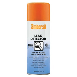 Ambersil Leak & Flaw Detector Spray, Water-Based Liquid, 400 ml Bottle 31637-AA