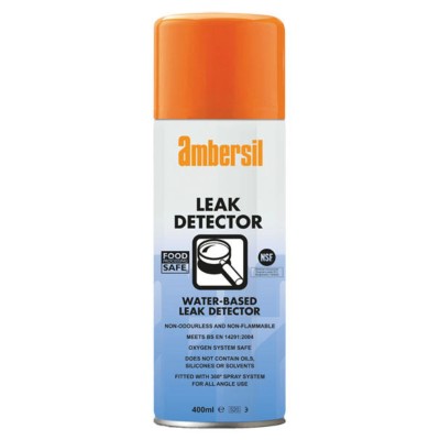 Ambersil Leak & Flaw Detector Spray, Water-Based Liquid, 400 ml Bottle 31637-AA