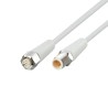 ifm electronic Sensor Actuator Cable Male 4 way M12 to Female 4 way M12, 10 m EVF045
