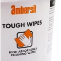 Ambersil Industrial Strength Wet Hand Wipes, Bucket of 100 Wipes 266 x 280 mm 30767-AD