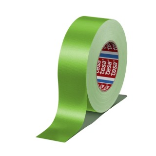 Tesa Green Polyethylene Cloth Tape 50mm x 50m Natural Rubber Adhesive 260μm Thickness 110°C Max Operating 04688-00022-00