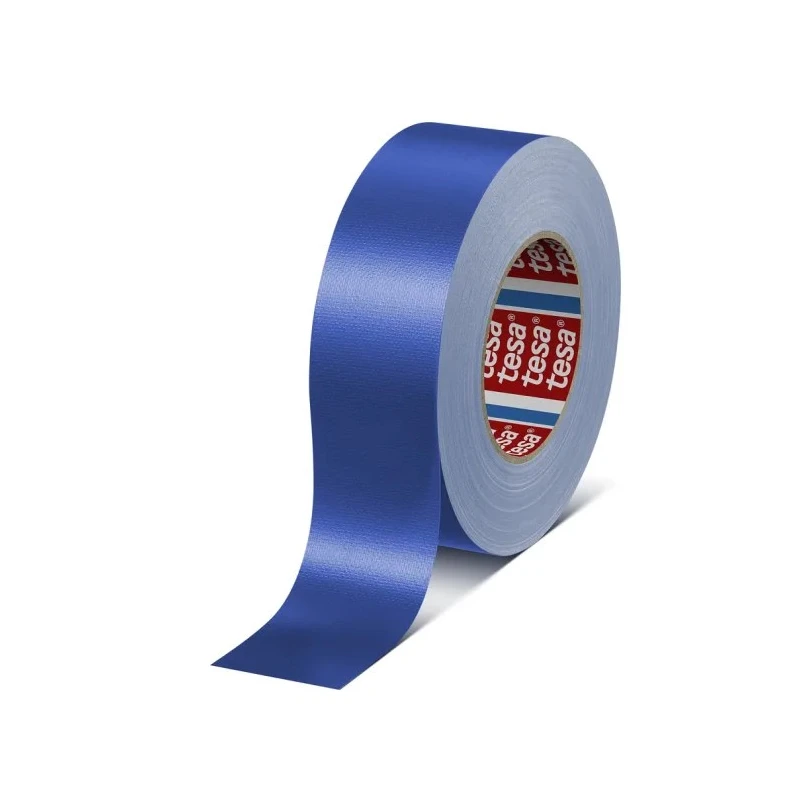 Tesa Blue Polyethylene Cloth Tape 50mm x 50m Natural Rubber Adhesive Electrical Insulation Tape 04688-00023-00