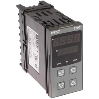 West Instruments PID Temperature Controller 1 Input, 1 Output Relay 240V AC On-Off P8100-2100-0000