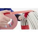 Tesa Red Polyethylene Cloth Tape 50mm Width 50m Length Natural Rubber Adhesive 260μm Thickness 110°C Max 04688-00021-00