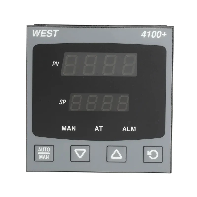 West Instruments PID Temperature Controller DIN Rail Mount 5 Input 1 Output Relay 264V AC On-Off P4100-2100-0000
