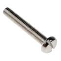 RS PRO Brass Nickel-Plated Pan Head Slot Drive Machine Screw Bolt Kit 3240 Pieces 6mm-40mm 482-7742